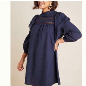 Maeve by Anthropologie Cotton & Lace Dress -12